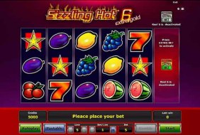 Sizzling Hot 6 Extra Gold  -  Greentube